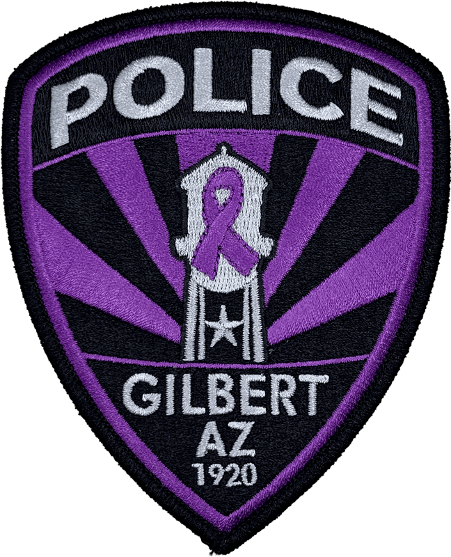 An image of a patch from Gilbert Police