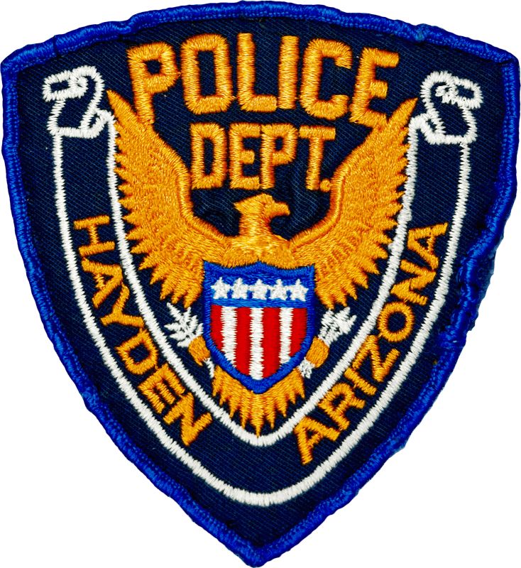 An image of a patch from Hayden Police