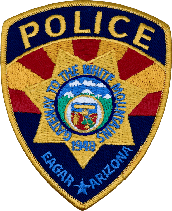 An image of a patch from Eagar Police