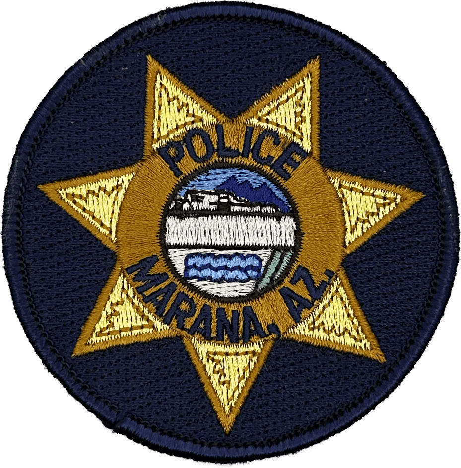 An image of a patch from Marana Police