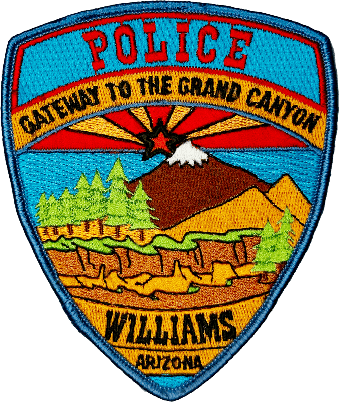 An image of a patch from Williams Police