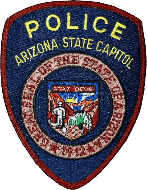 An image of a patch from Arizona State Capitol Police