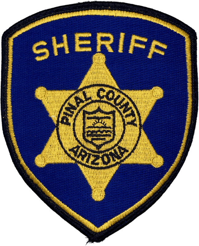 An image of a patch from Pinal County Sheriff