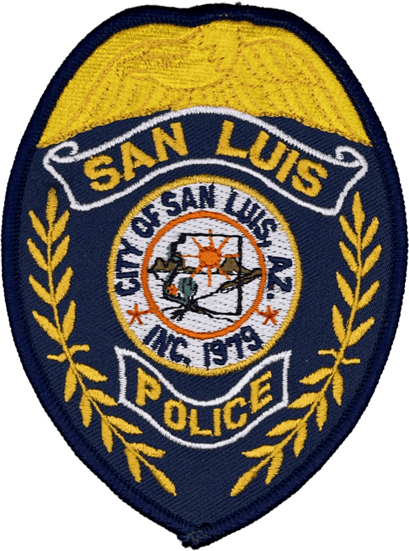 An image of a patch from San Luis Police