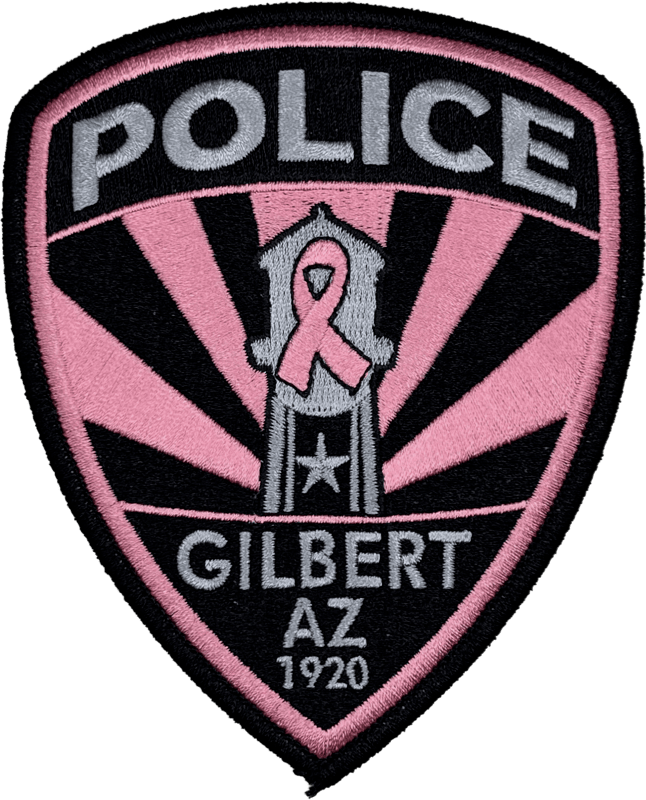 An image of a patch from Gilbert Police