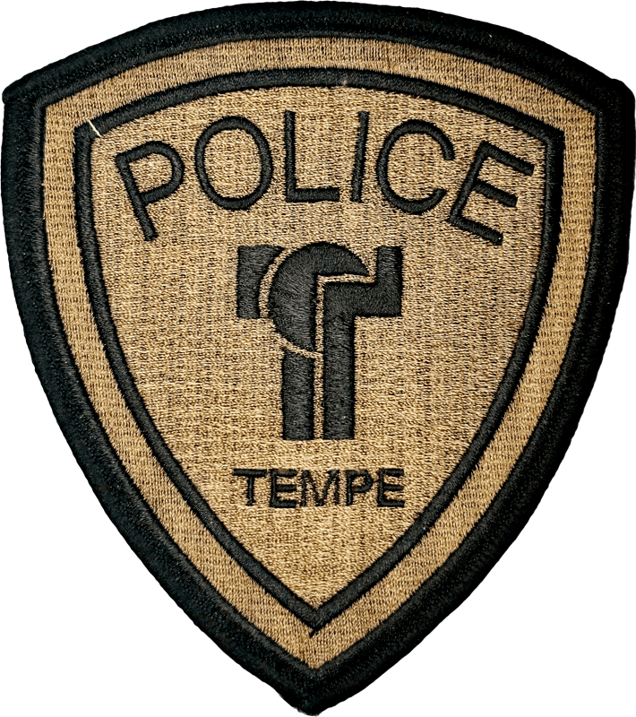 An image of a patch from Tempe Police