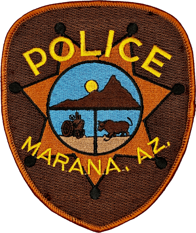 An image of a patch from Marana Police