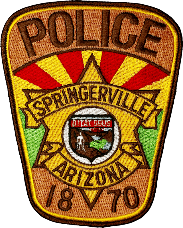 An image of a patch from Springerville Police