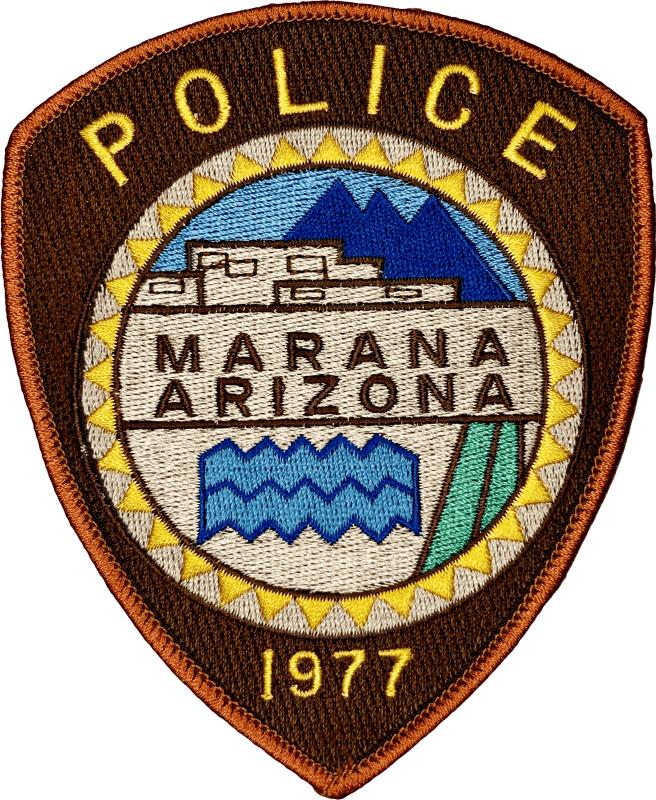 An image of a patch from Marana Police