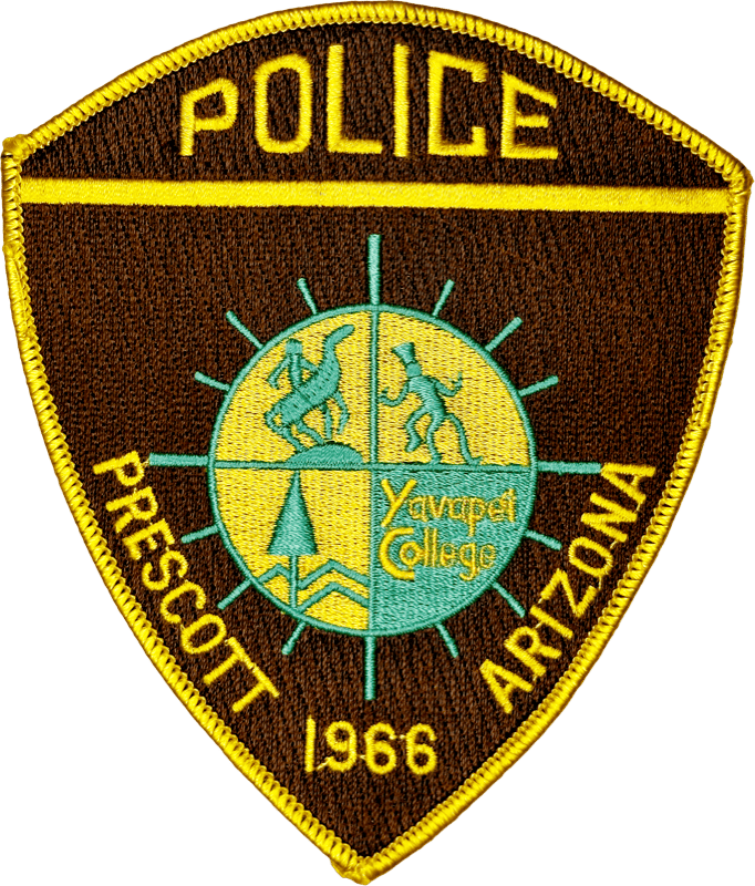 An image of a patch from Yavapai College Police