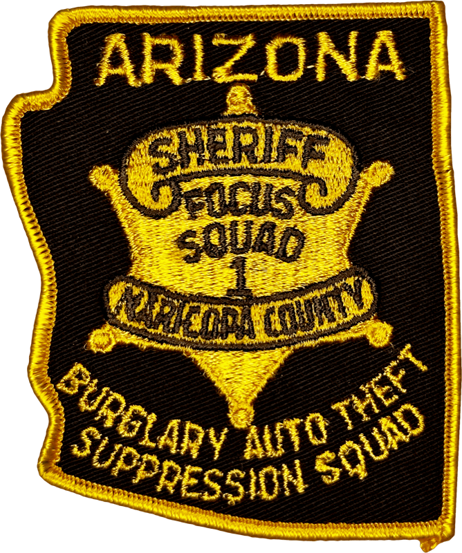 An image of a patch from Maricopa County Sheriff (MCSO)