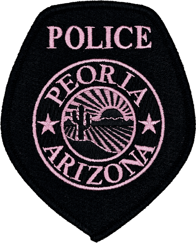 An image of a patch from Peoria Police