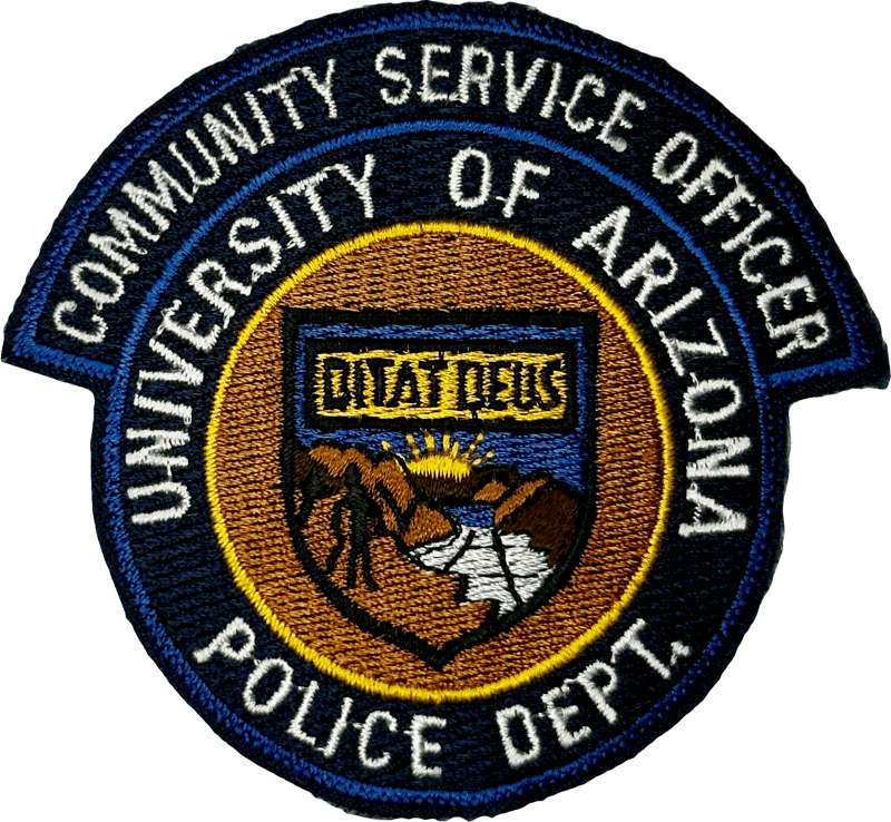 An image of a patch from University of Arizona Police