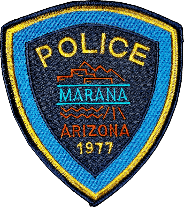 An image of a patch from Marana Police