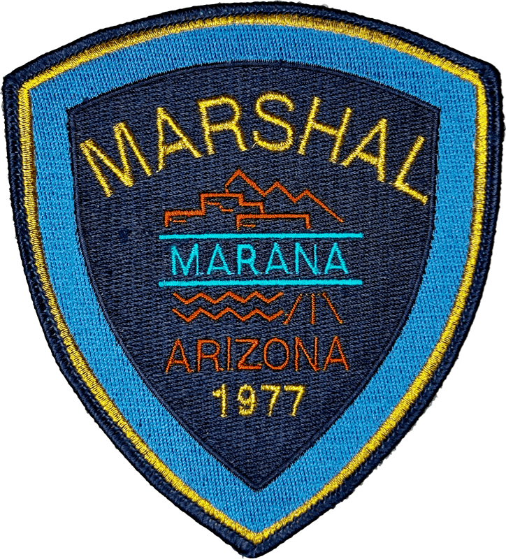 An image of a patch from Marana Police