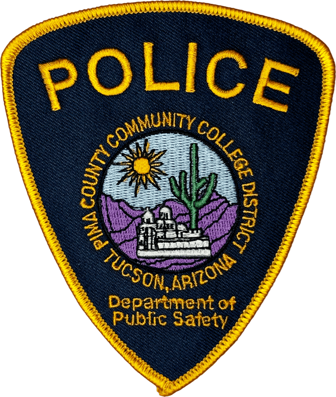 An image of a patch from Pima County Community College Police