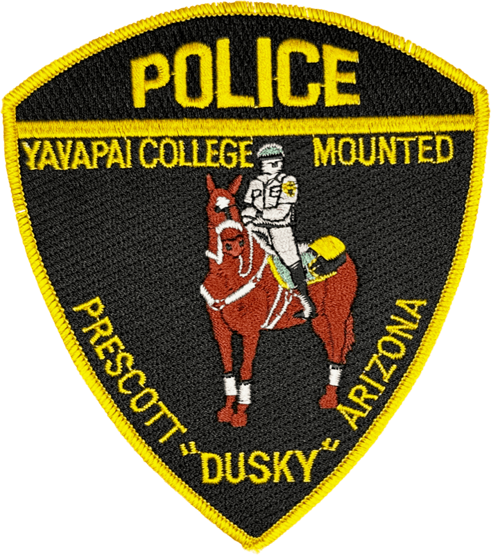 An image of a patch from Yavapai College Police