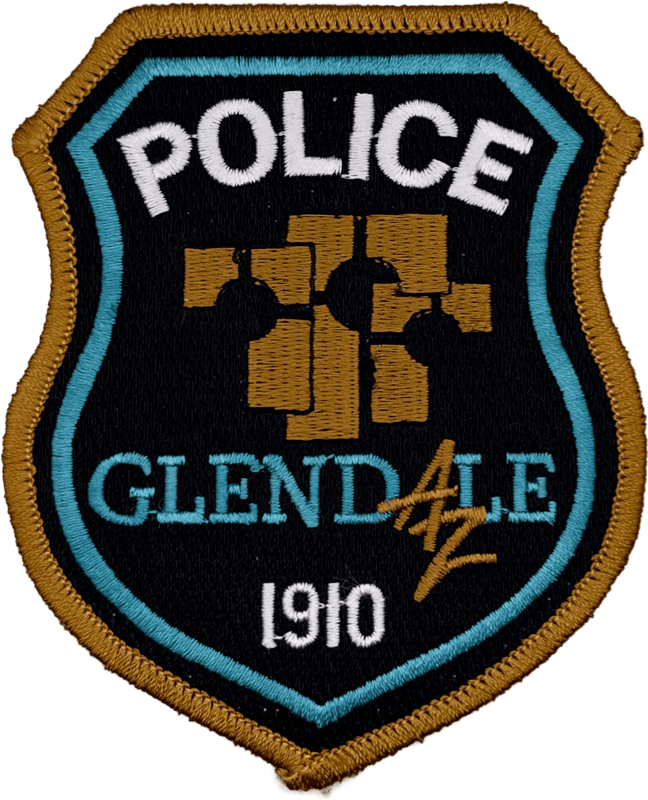 An image of a patch from Glendale Police