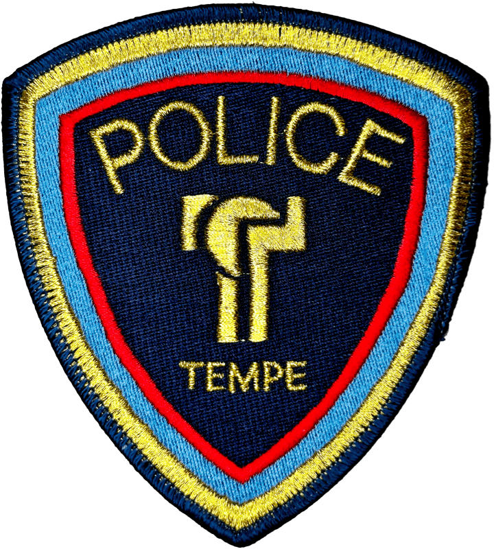 An image of a patch from Tempe Police