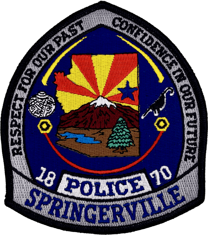 An image of a patch from Springerville Police