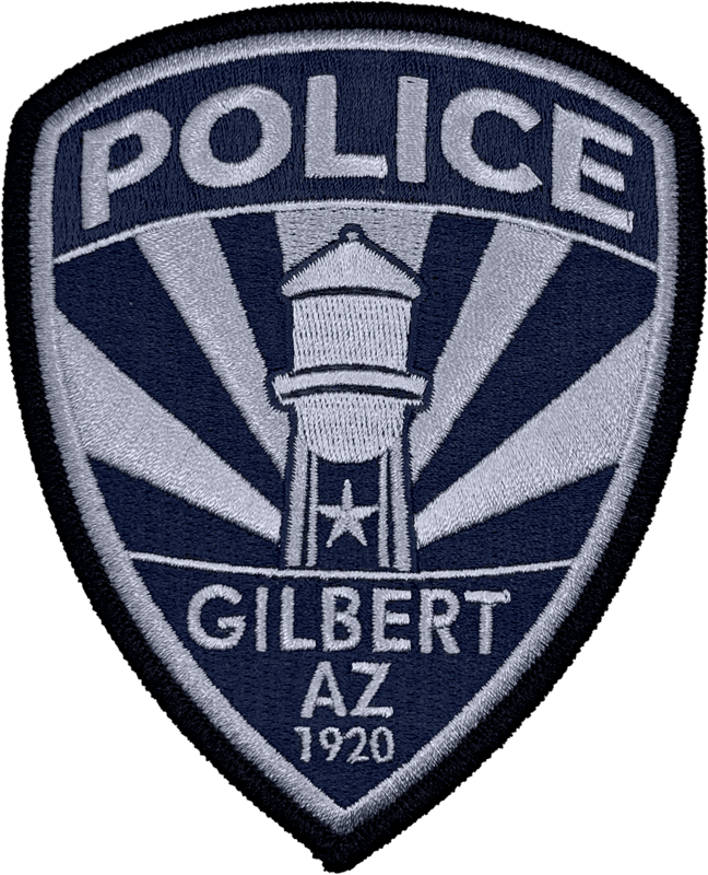 An image of a patch from Gilbert Police