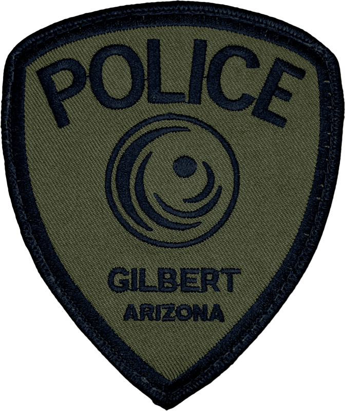 An image of a patch from Gilbert Police