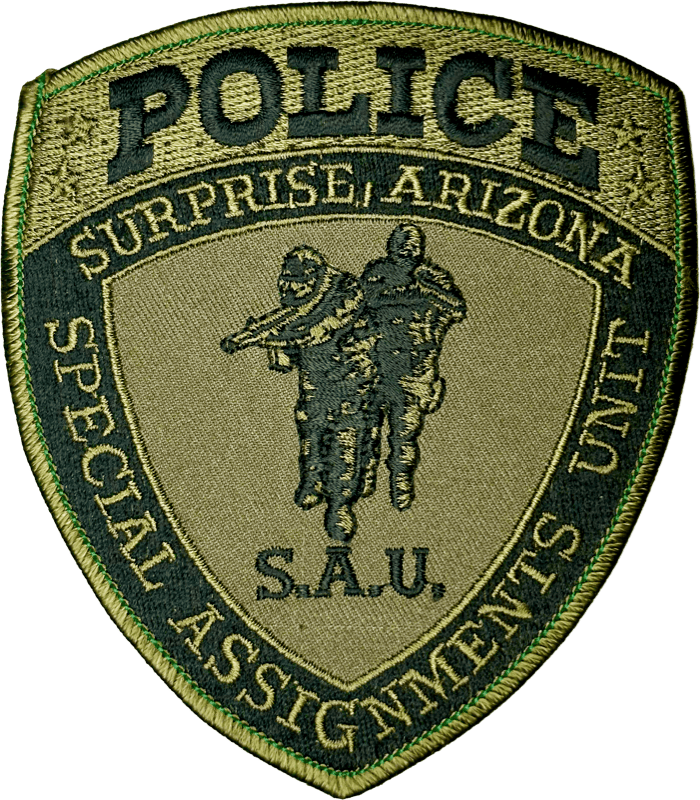 An image of a patch from Surprise Police