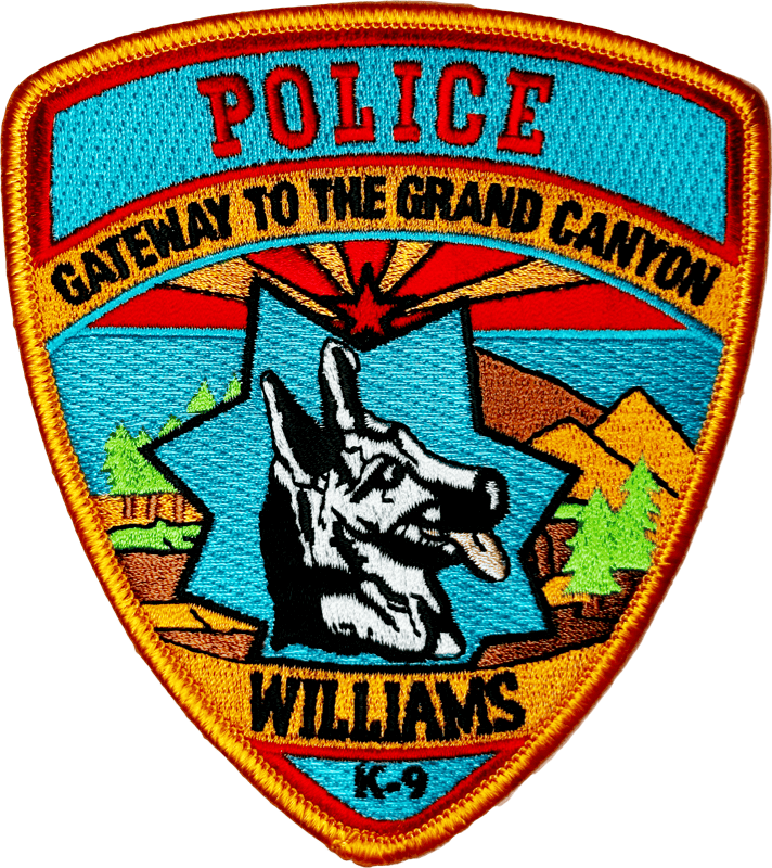 An image of a patch from Williams Police