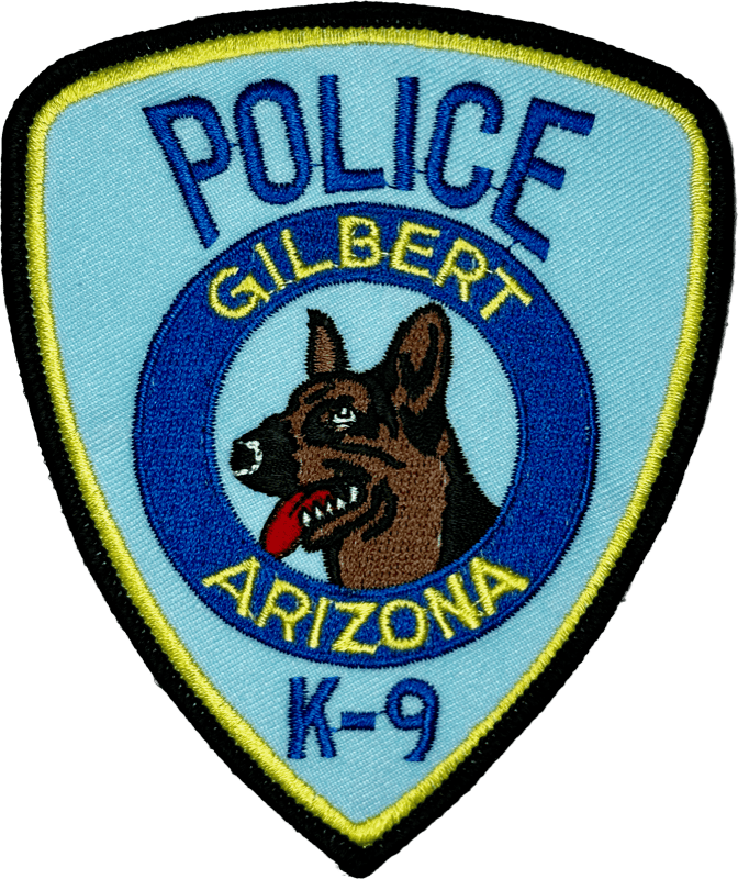 An image of a patch from Gilbert Police