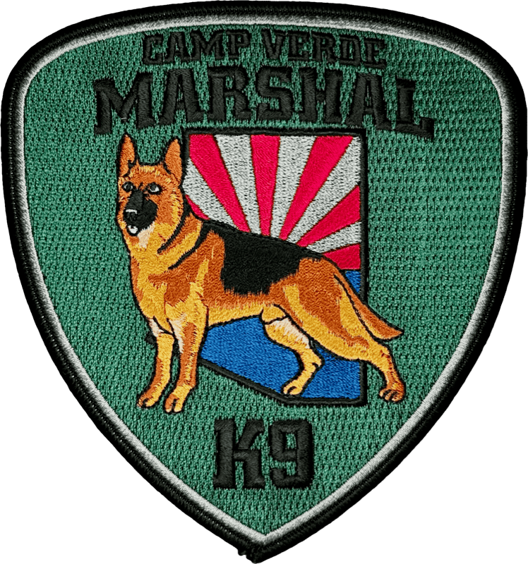 An image of a patch from Camp Verde Marshal