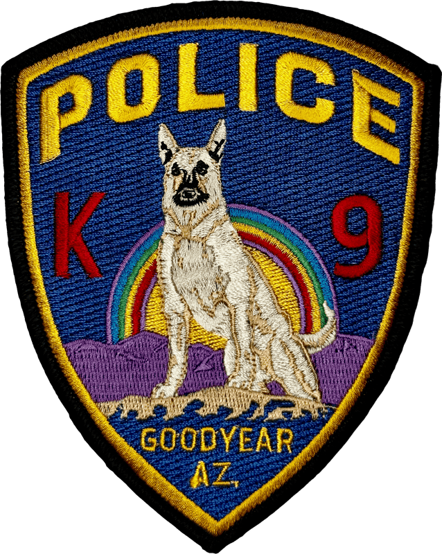 An image of a patch from Goodyear Police