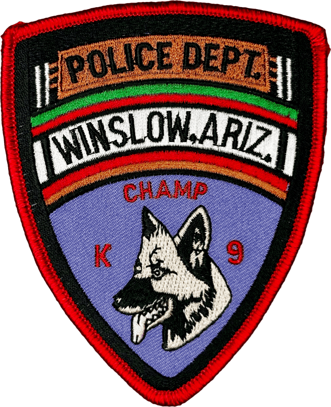 An image of a patch from Winslow Police