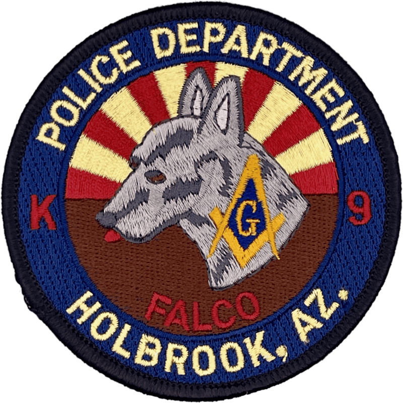 An image of a patch from Holbrook Police