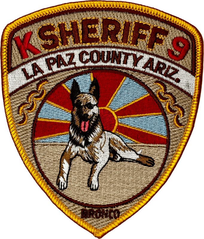 An image of a patch from La Paz County Sheriff