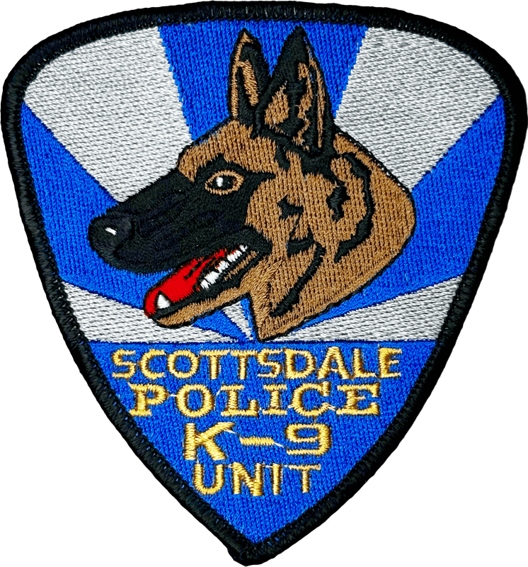 An image of a patch from Scottsdale Police