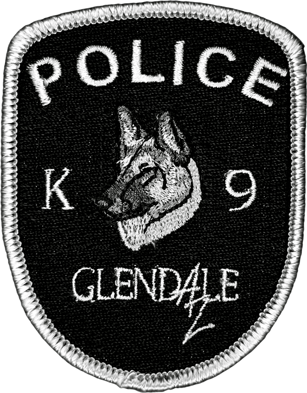 An image of a patch from Glendale Police