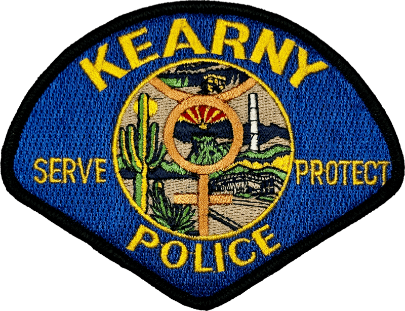 An image of a patch from Kearny Police