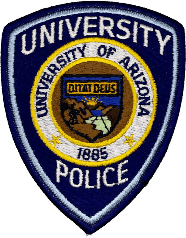 An image of a patch from University of Arizona Police