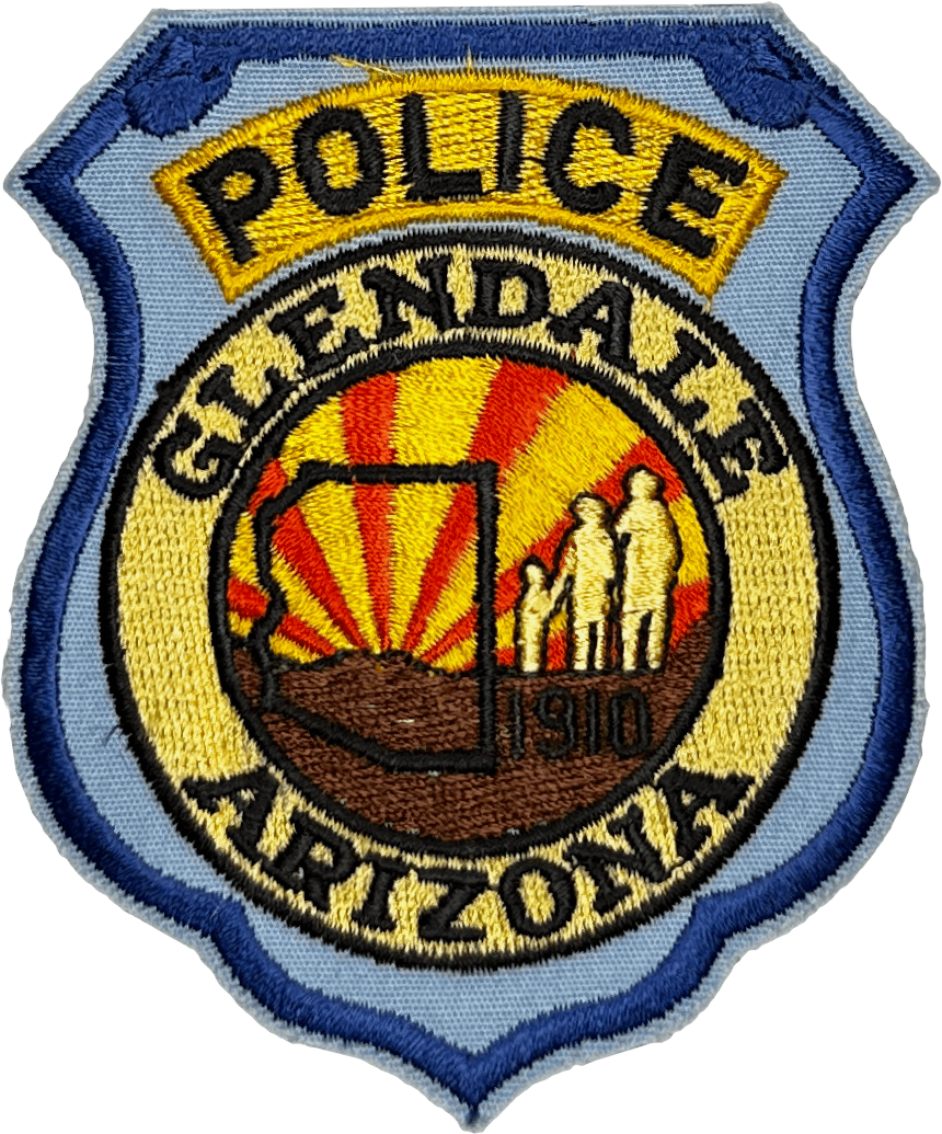 An image of a patch from Glendale Police