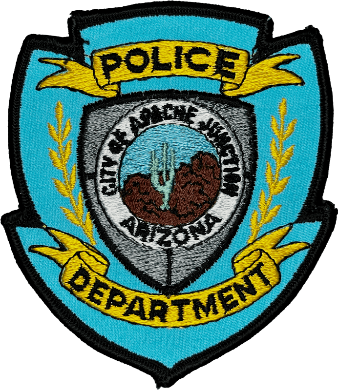 An image of a patch from Apache Junction Police