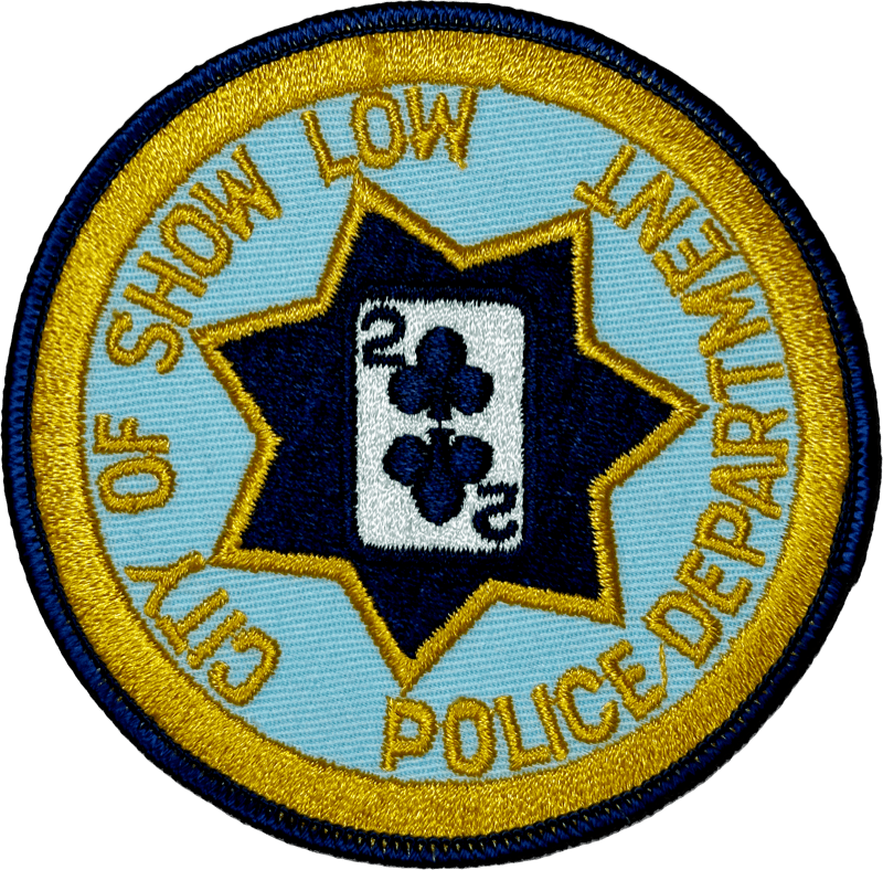 An image of a patch from Show Low Police