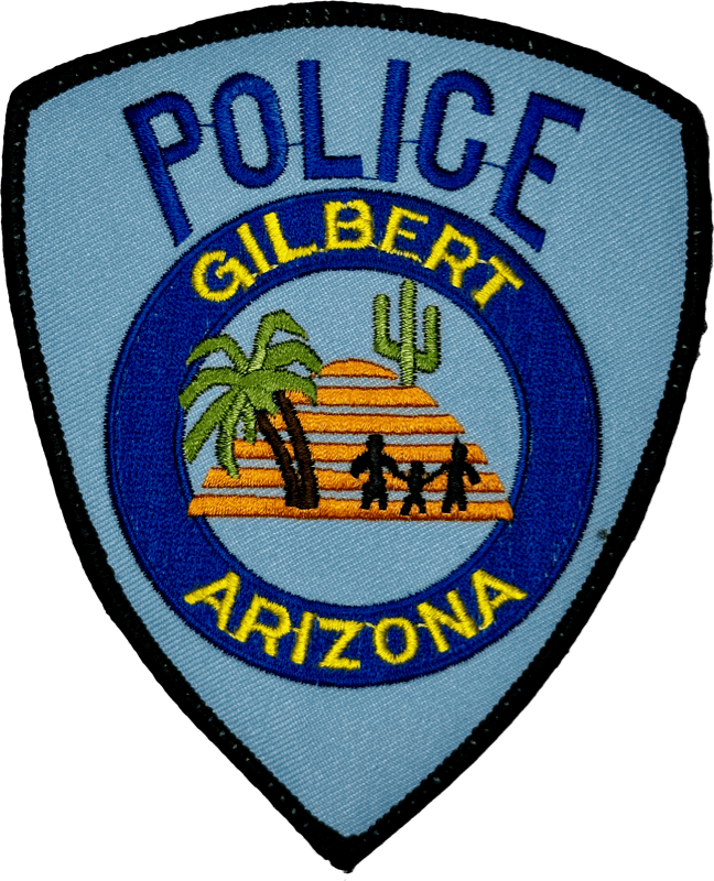 An image of a patch from Gilbert Police