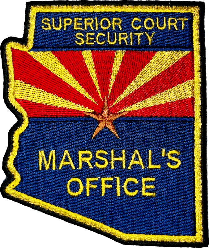 An image of a patch from Arizona Superior Court Security