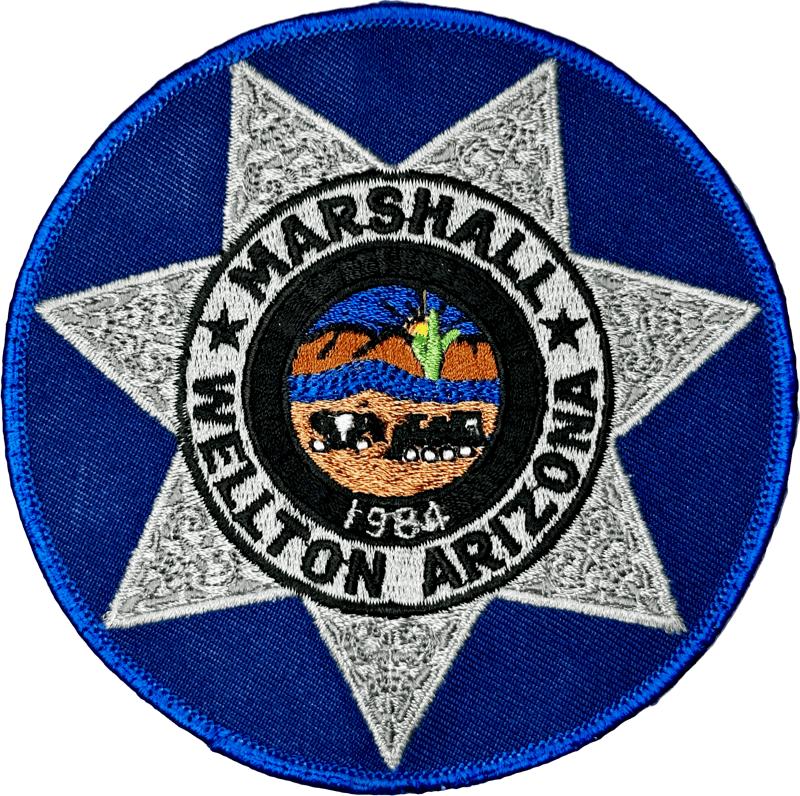 An image of a patch from Wellton Police