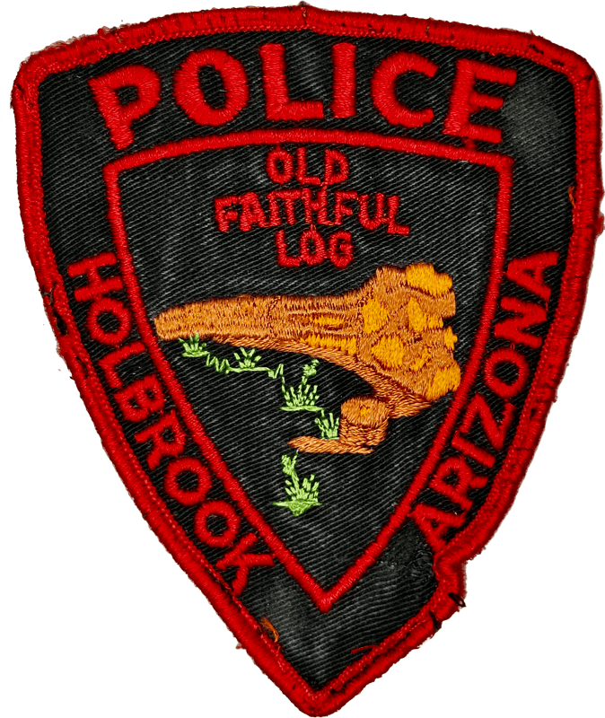 An image of a patch from Holbrook Police