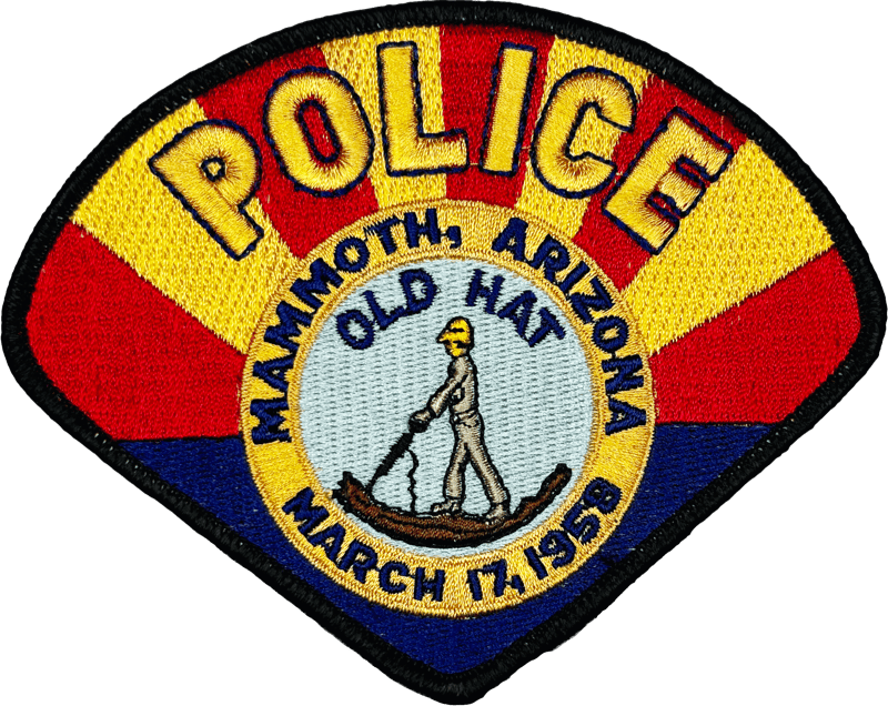 An image of a patch from Mammoth Police