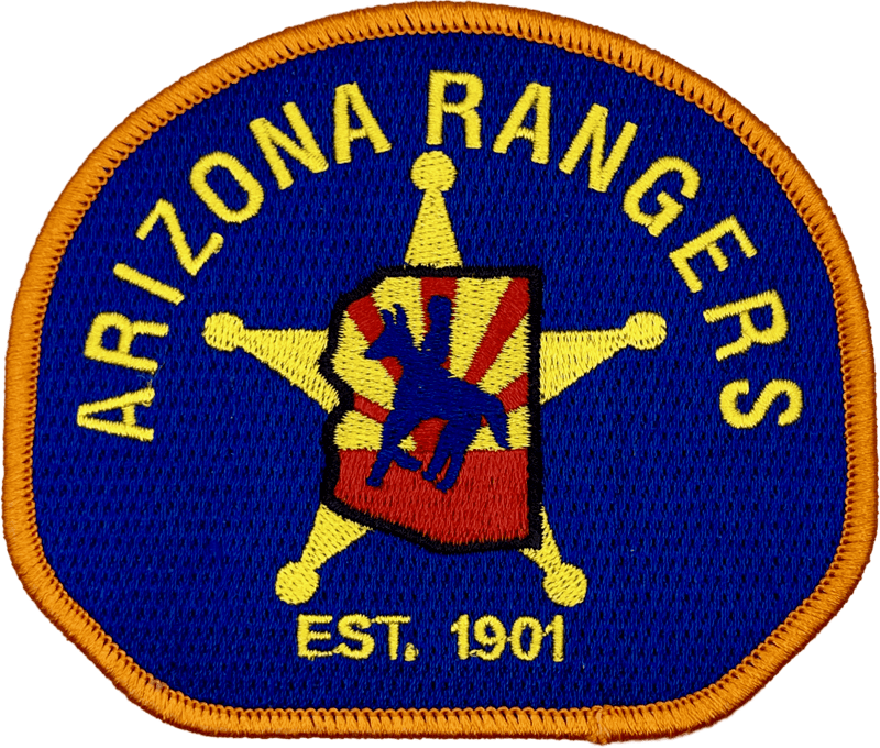 An image of a patch from Arizona Rangers