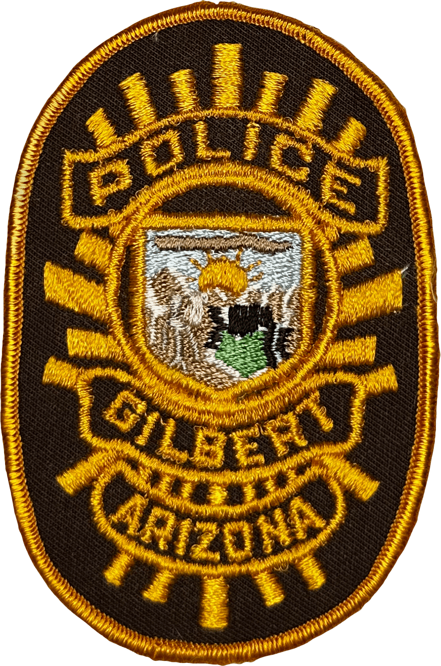 An image of a patch from Gilbert Police