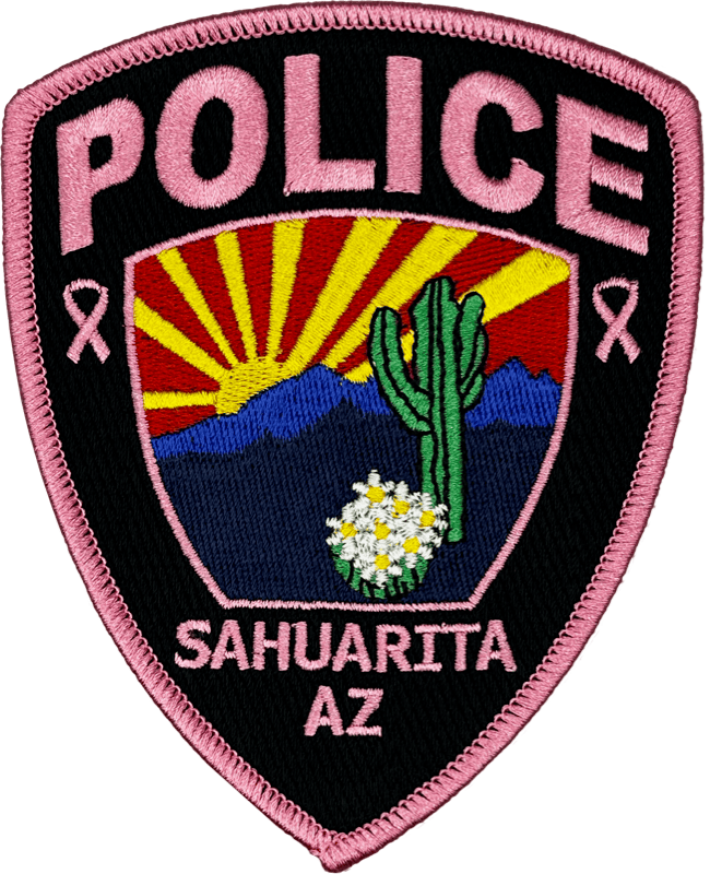 An image of a patch from Sahuarita Police