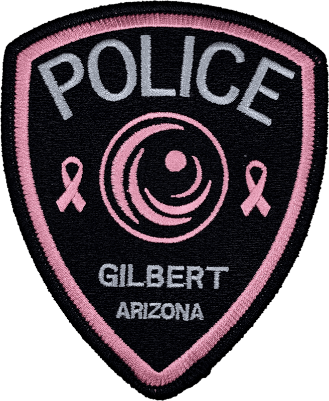 An image of a patch from Gilbert Police